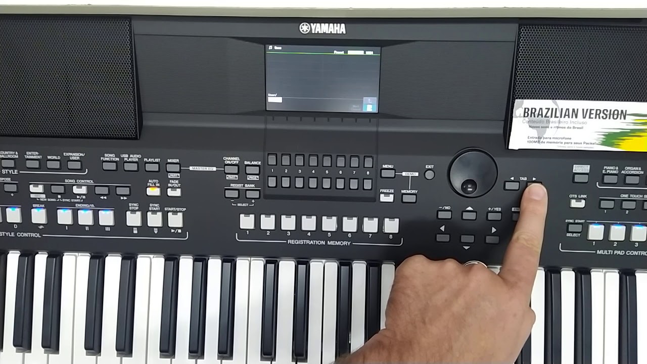 Como reproduzir Mídi com letra no Yamaha sx 600 e 670