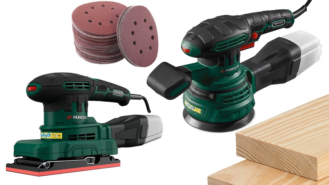 Parkside Random Orbital Sander PEXS 270 C3 TESTING