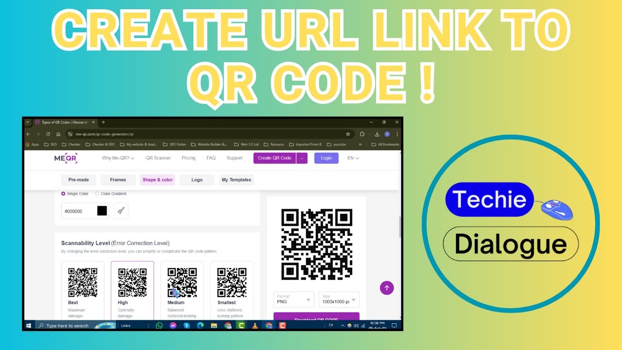How to Create a URL Link to QR Code