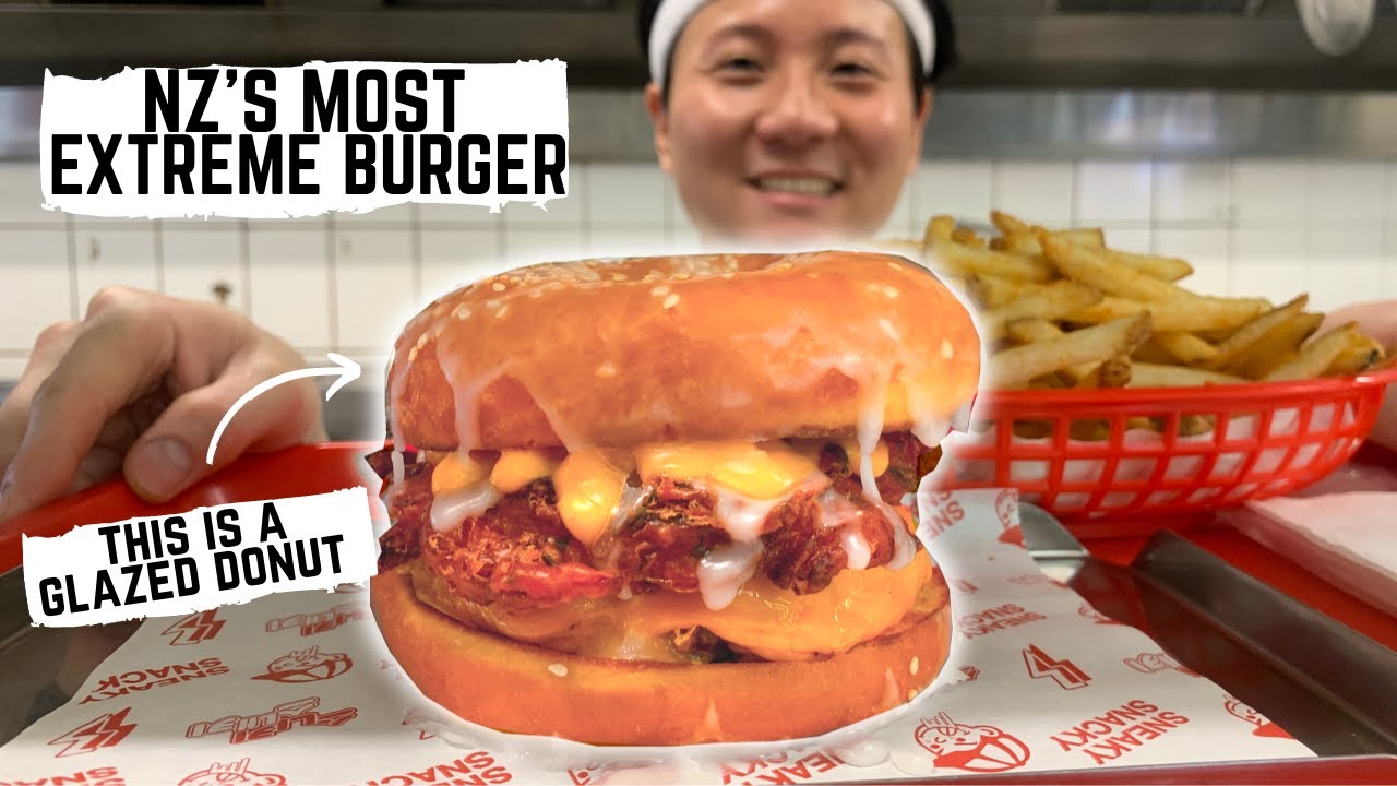 The Auckland BURGER YOU’VE GOTTA EAT! 🍔 🍩  | Auckland food tour on Karangahape Rd