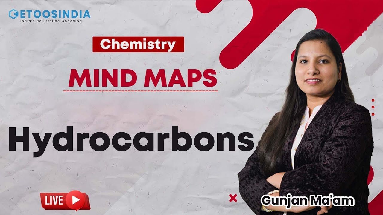 🔴 Mind Maps: Hydrocarbons | Chemistry | JEE 2023 | Gunjan Ma'am | Etoos हिंदी माध्यम