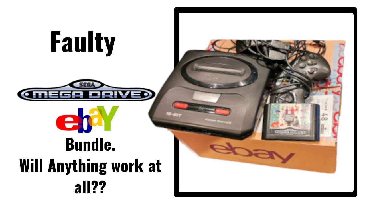 Faulty Sega Mega Drive II Trying to repair Genesis 2 No power and faulty game fix from Ebay
