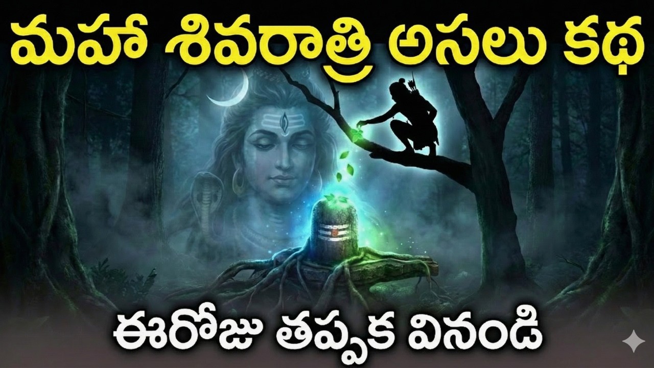 మహా శివరాత్రి అసలు కథ | Maha Shivaratri Vratha Katha in Telugu 2026 | Pooja Vidhanam & History