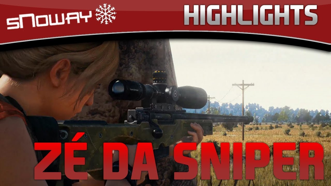 PUBG | Z&eacute; da Sniper (Highlights)