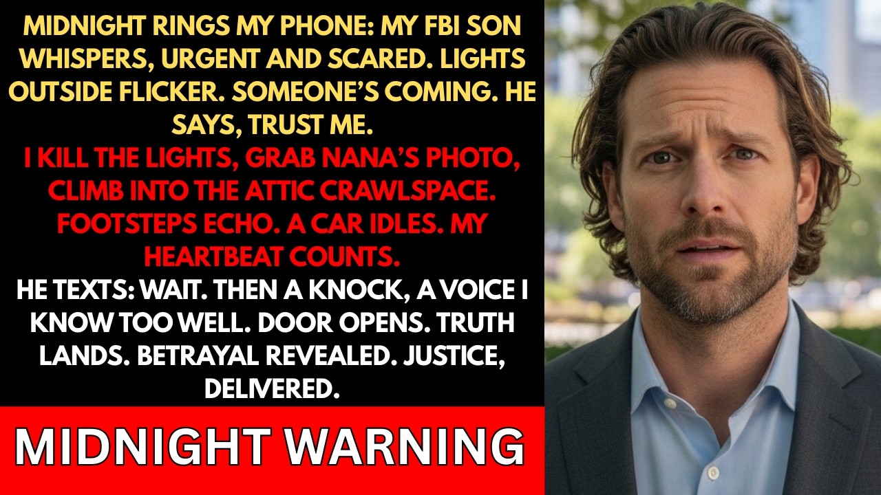 My Oldest Son Called at Midnight — He Works for the FBI — “Hide in the Attic. Right Now.”