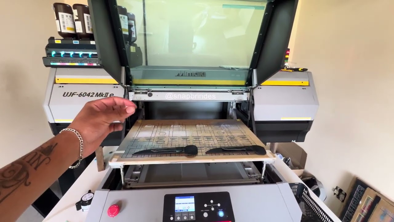 DICA : Como trabalhar com a Tampa frontal aberta na UV (UJF 6042mk2 e)