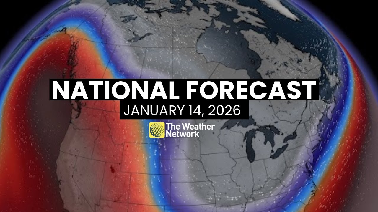 Canada's National Forecast - January 14, 2026 | #WeatherAM