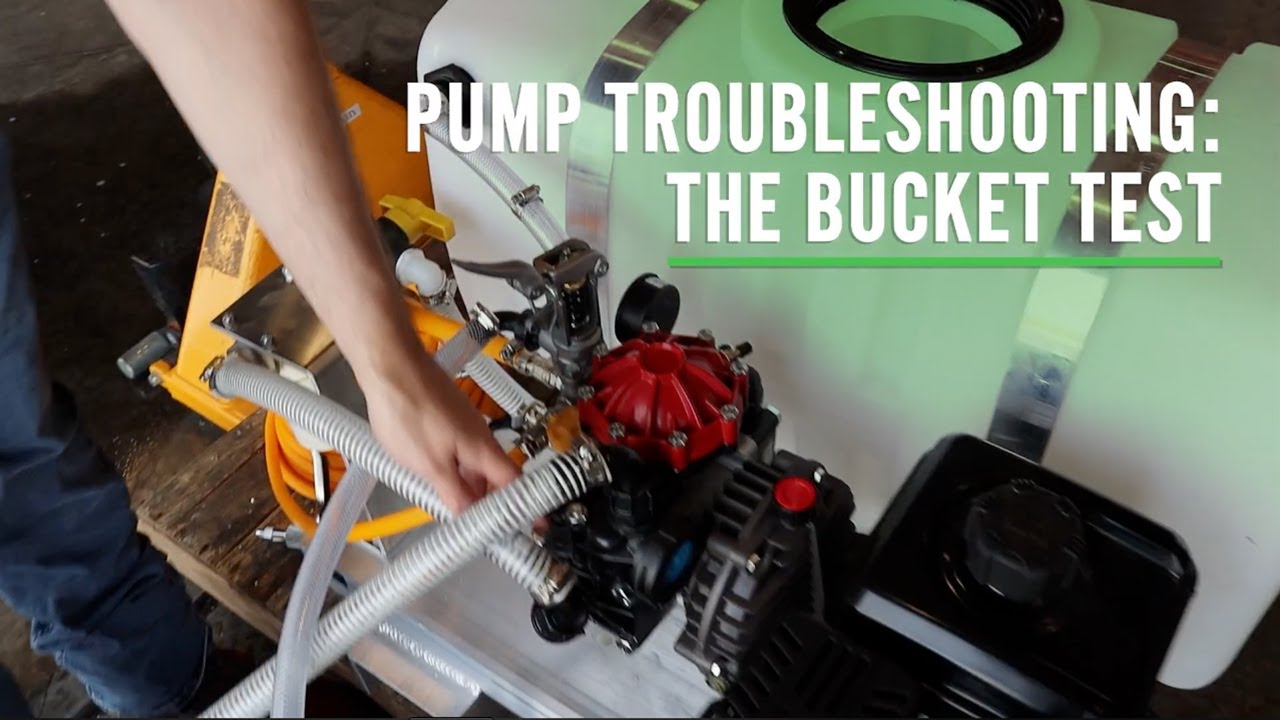Pressure Trouble with Your Sprayer? Let's Do the Bucket Test.