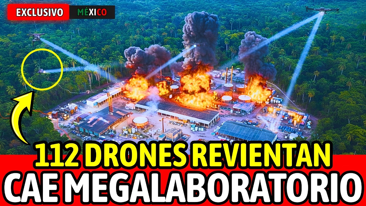 ¡Mapeo al CJNG! 112 drones localizan mega laboratorio en Colima: capacidad industrial.