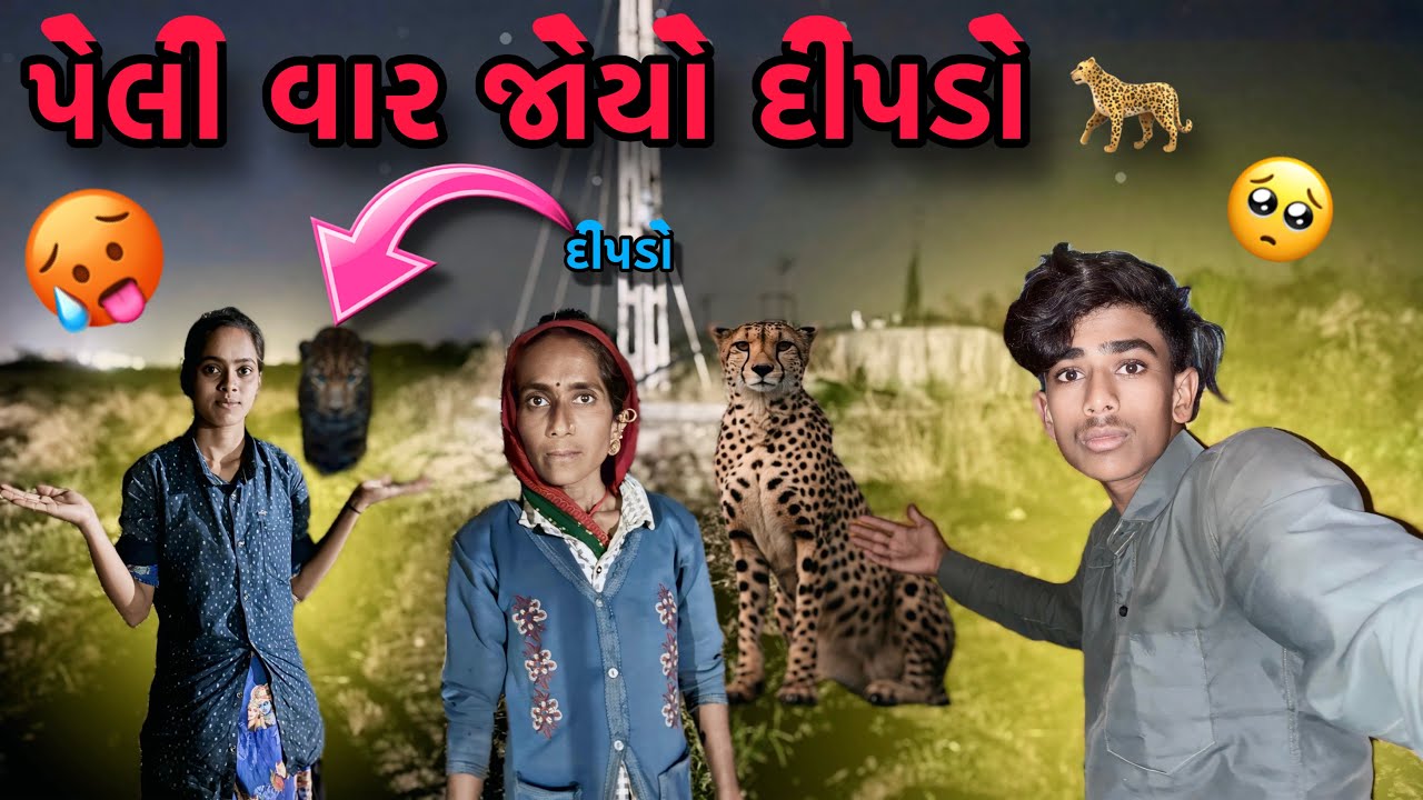  હમારા તંબુ પાસે આવિયો સિંહ 🦁- દીપડો જોવા મળ્યો  | Dipdo Jova malio | Leopard Dekha 