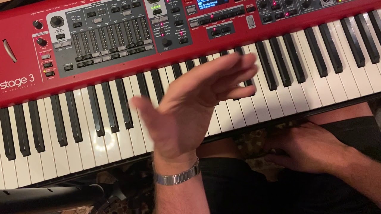 How to use an expression pedal with the Nord Stage 3 Worship Collection