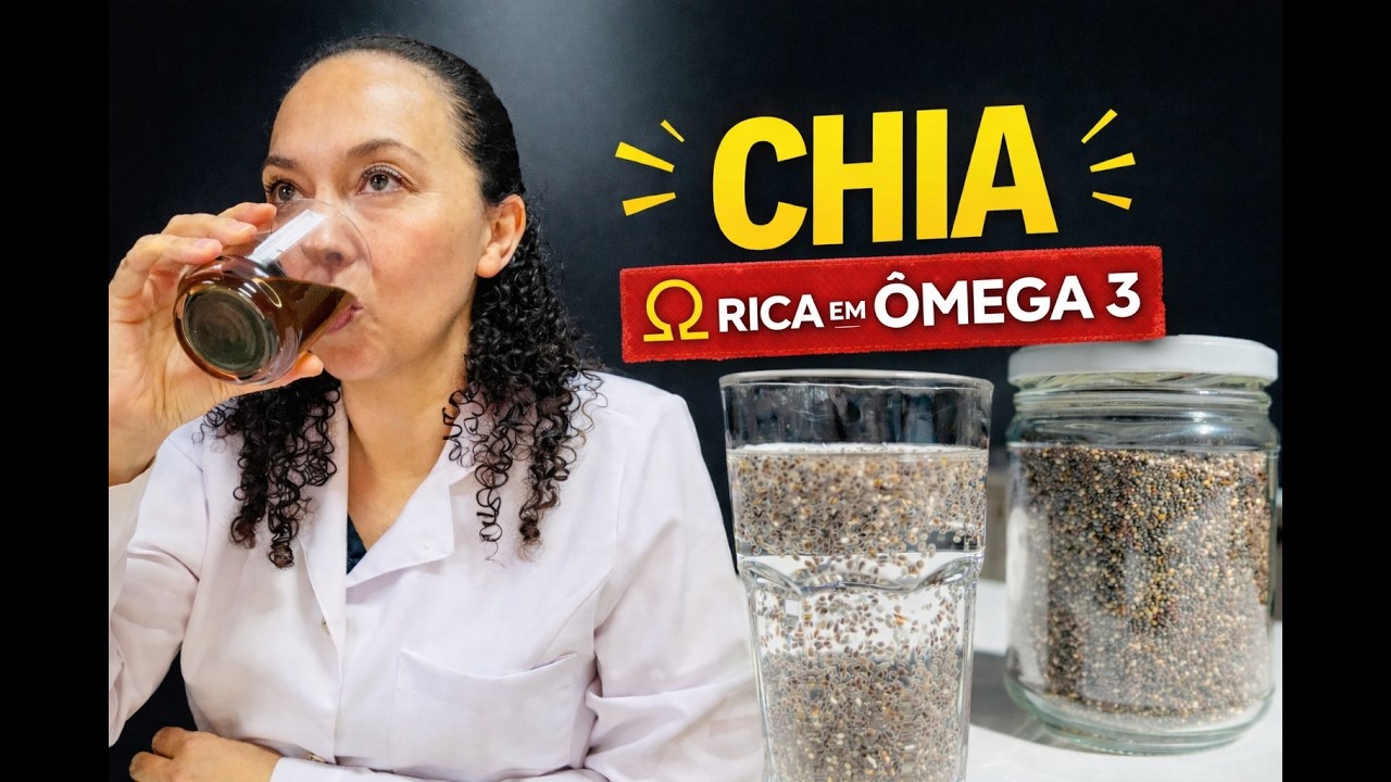 ESSA SEMENTE É UM SUPERALIMENTO! Chia Forma Gel, Tira a Fome e Desincha a Barriga