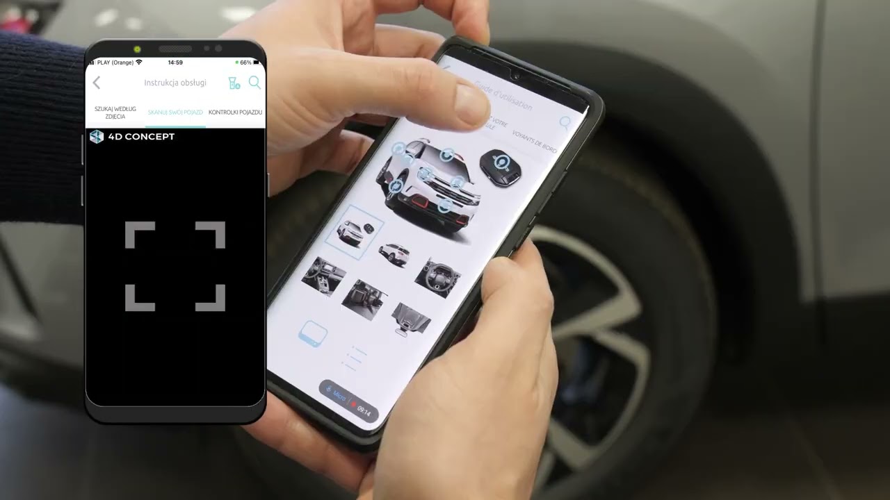 Jak korzystać z funkcji Scan My Car dostępnej w aplikacji My Citro&euml;n?