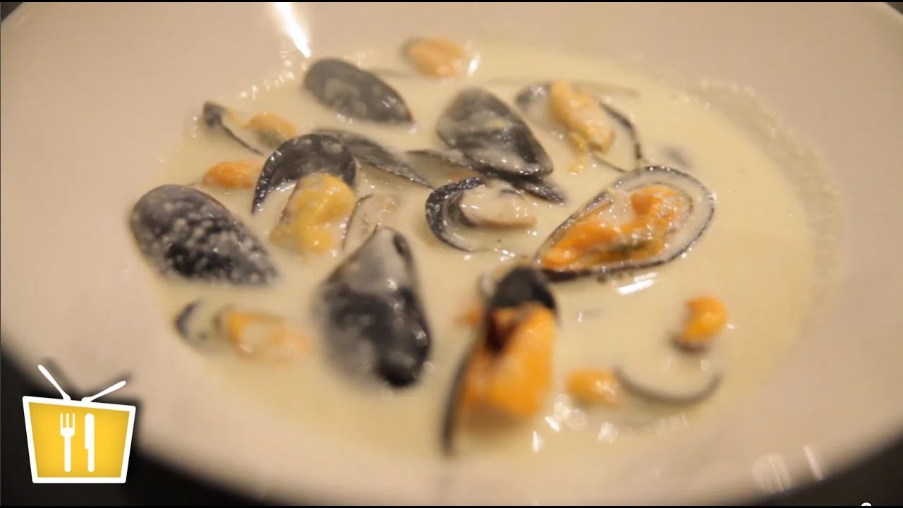 Miesmuscheln in Weißwein Soße - Französische Küche mit Pierre