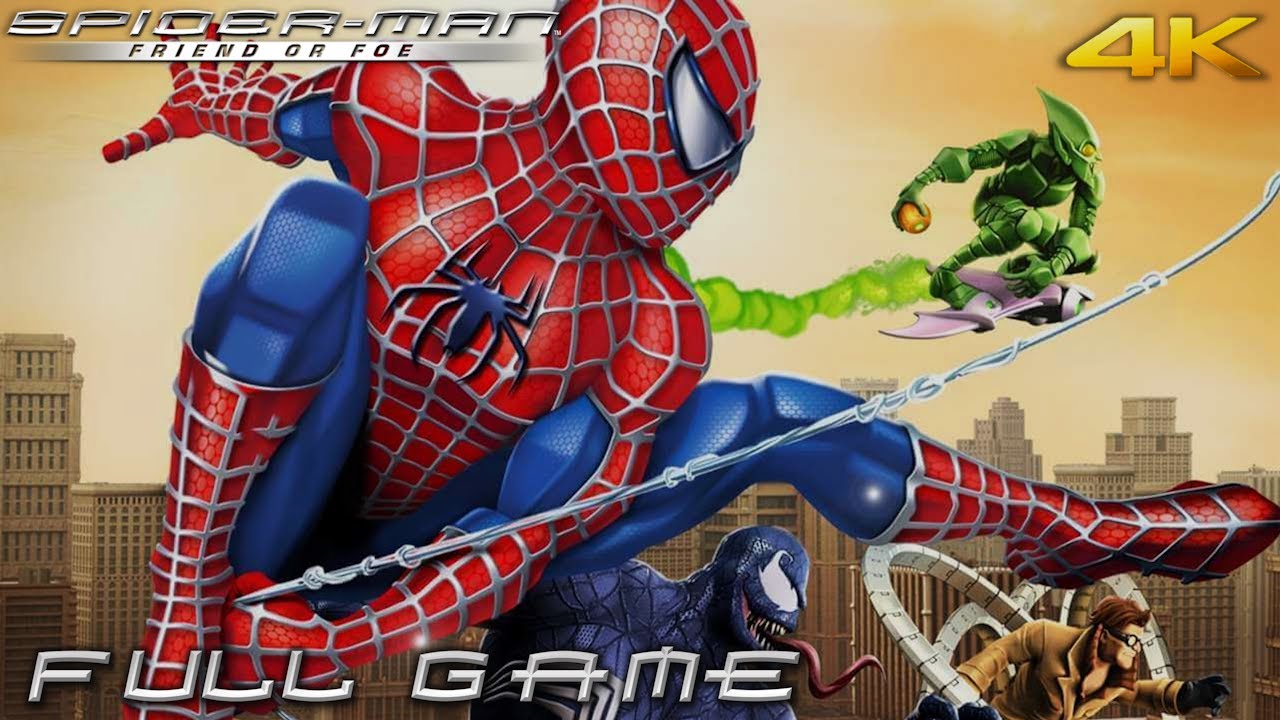 Spider-Man: Friend of Foe PC - Full Game 4K 60fps Walkthrough - No Commentary