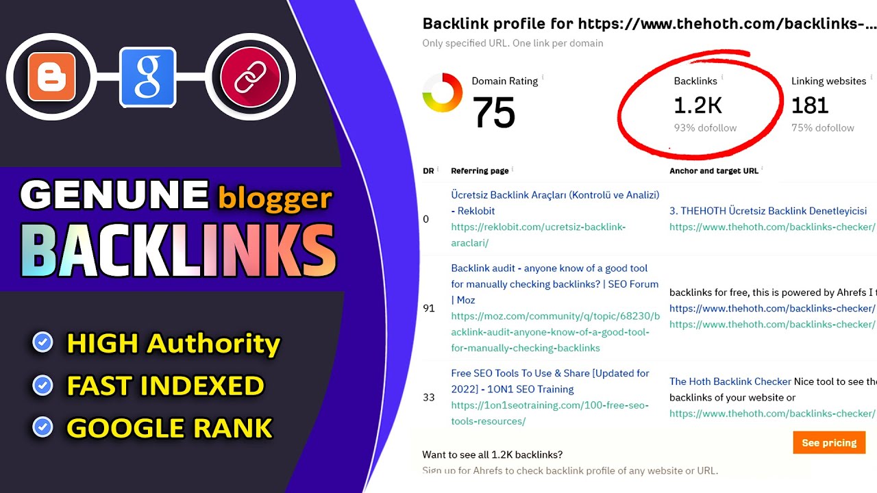 How to Create Free High Authority Backlinks for blogger Website 2023 😱 Blogger Backlinks