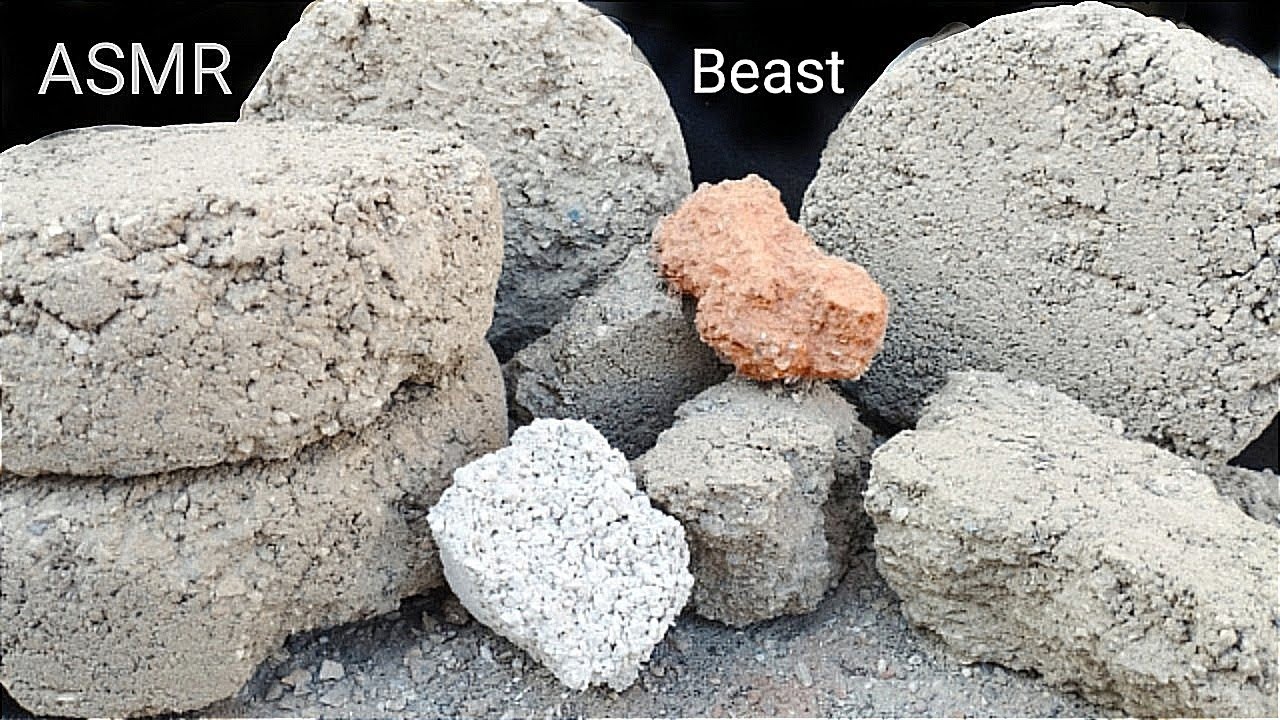 ASMR:⌛ White Grainy Floor & clay pot Crumbling, Oddly Satisfying Crumble #crumbling BEAST