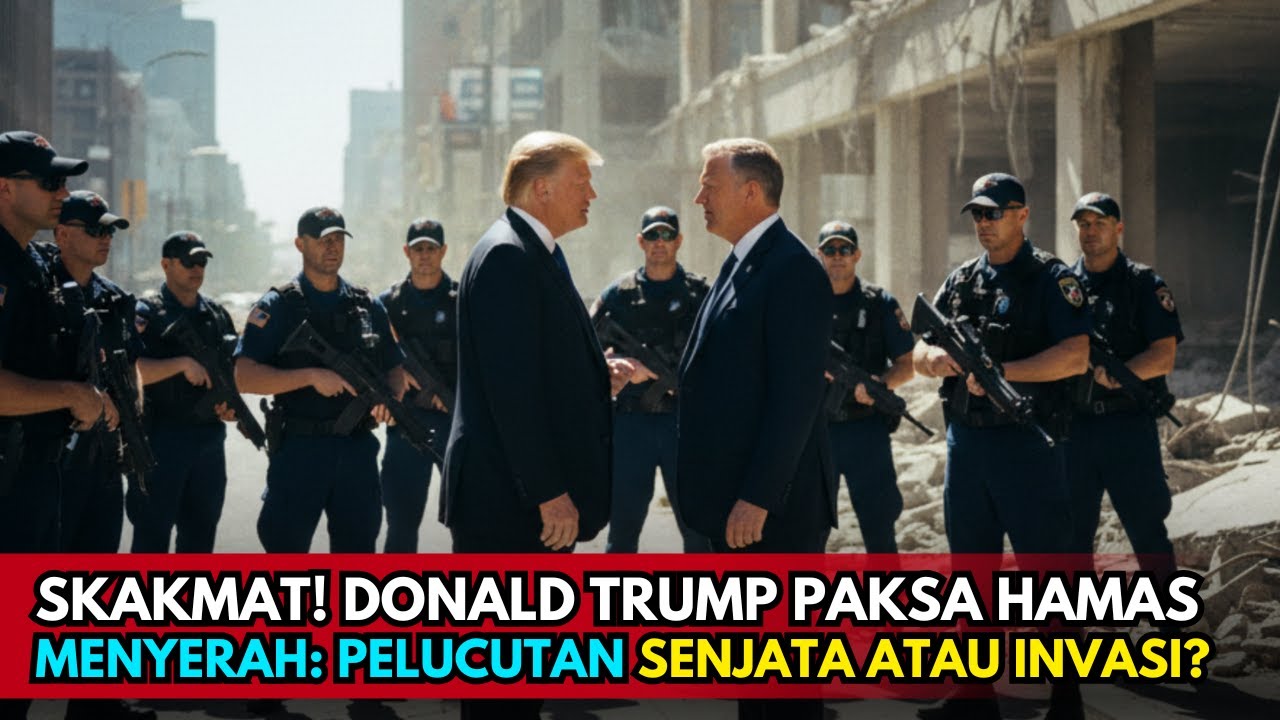 Kiamat Hamas di Tangan Trump? Dewan Perdamaian Beri Ultimatum Pelucutan Senjata!