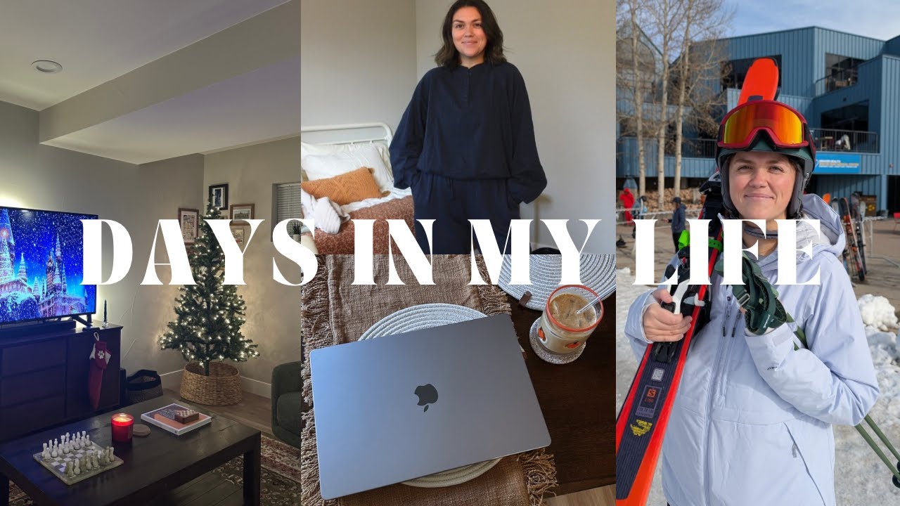 DAYS IN MY LIFE🛍️🎄⛷️: Old Navy Haul + Decorating for Christmas + First Ski of the Season!!!