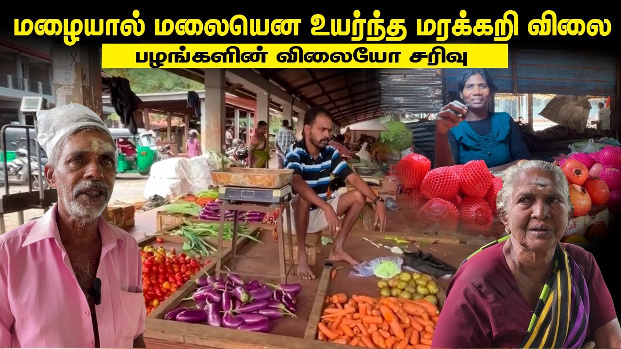🛑மலையென உயர்ந்த மரக்கறி விலை😮| பழங்களின் விலையோ சரிவு - யாழ் சந்தை நிலவரம்|Today's market situation