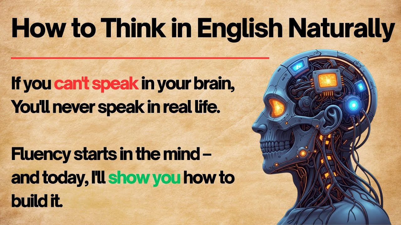 How to Think in English Naturally || Graded Reader || Build Real Fluency Fast ✅
