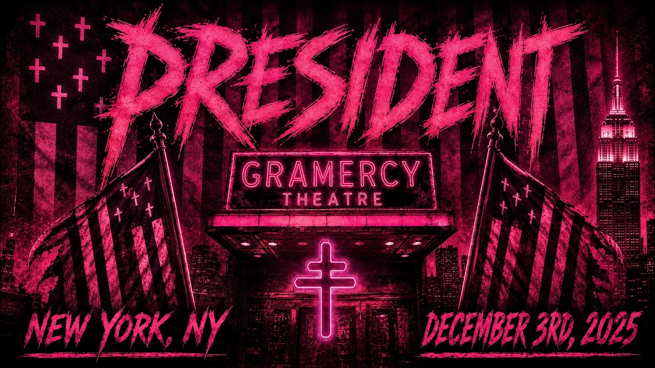 PRESIDENT Gramercy Theatre New York, NY December 3rd, 2025. Inaugural USA Rally FULL SHOW