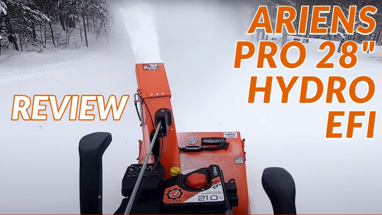 Ariens Professional 28 HYDRO EFI - The King of Snow: Snowblower FULL VIDEO REVIEW