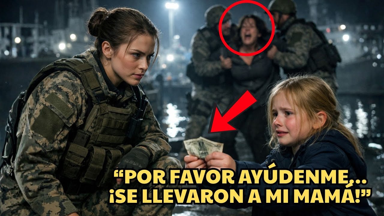“Él le hizo daño”: la niña paga $5 a una SEAL… hasta que sus palabras la paralizan.