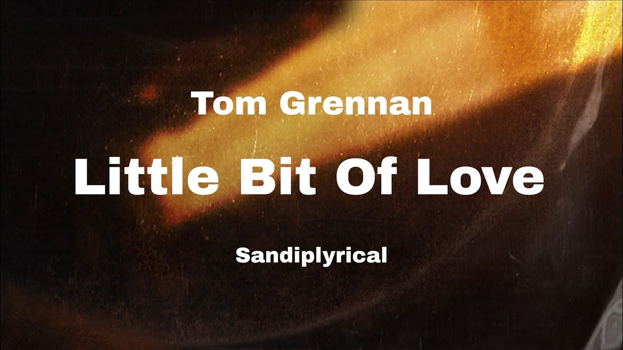 Little Bit Of Love (Tom Grennan) Sandiplyrical