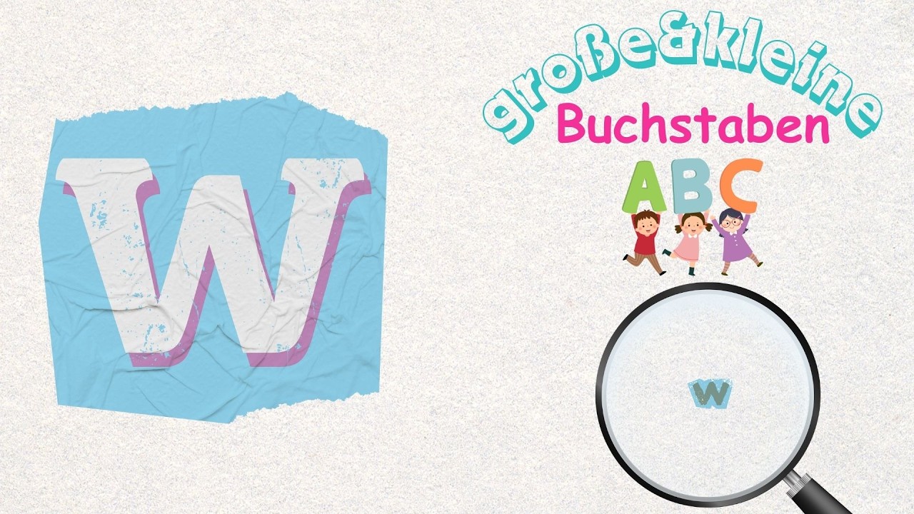w • X x • Y y • Z z ✏️ | Buchstaben finden & lesen lernen | DAJUU Lernvideo