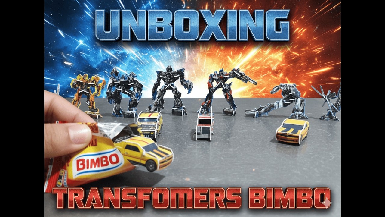 Colección Transformers Armables Bimbo 2007