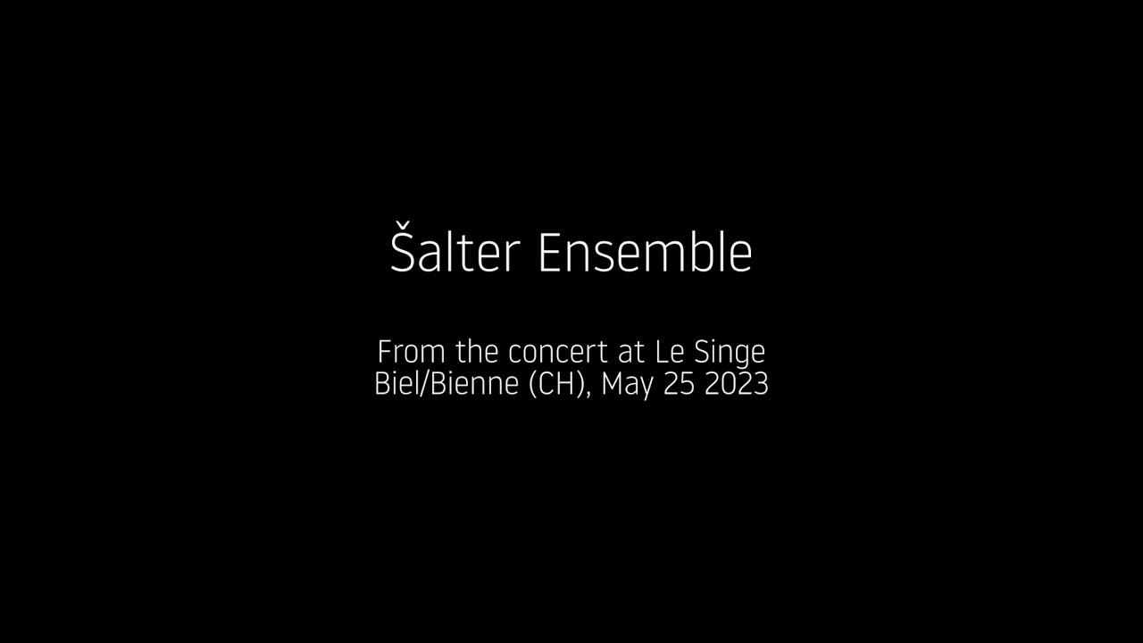 Šalter Ensemble at Le Singe, Biel/Bienne, 2023