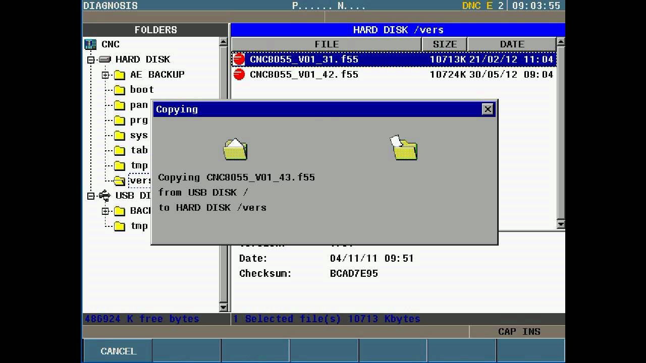 8055 SOFTWARE UPGRADE