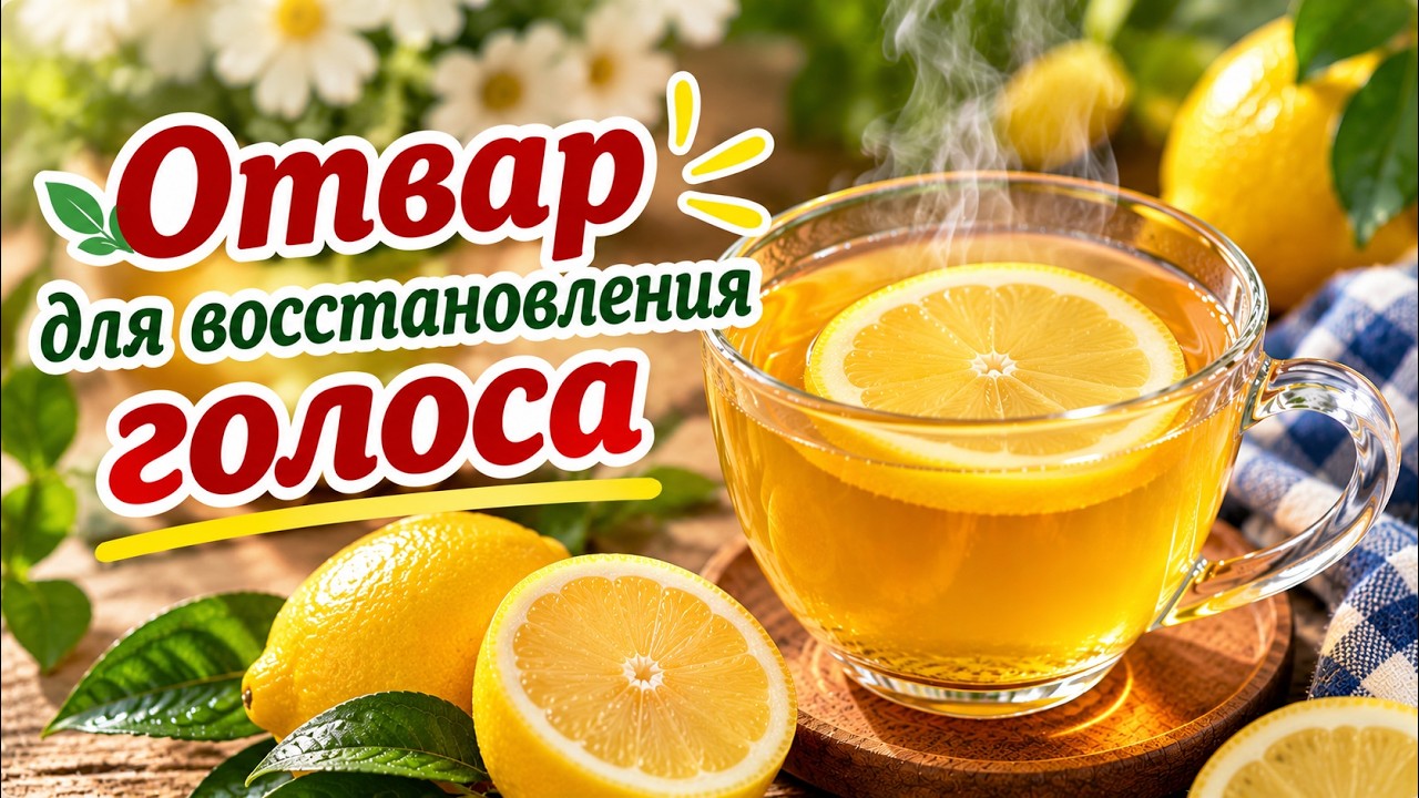 Рецепт! Супер отвар для восстановления голоса #27