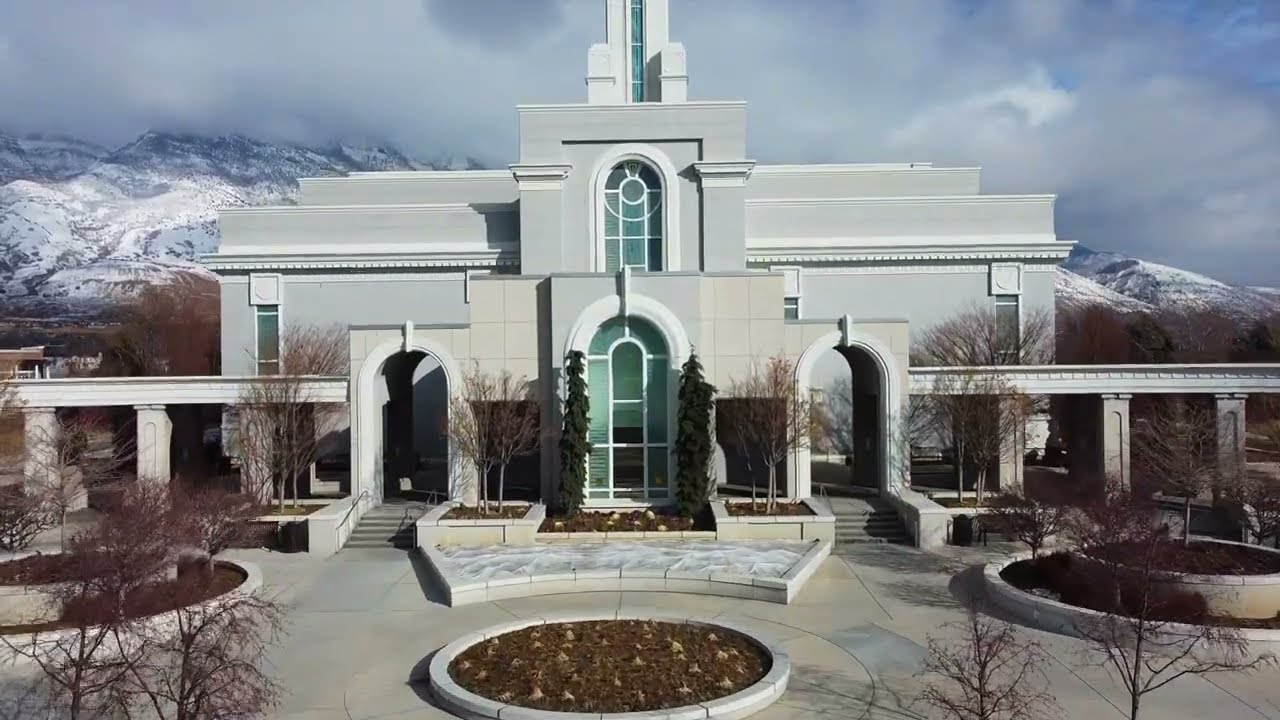 LDS Temples Drone 4k