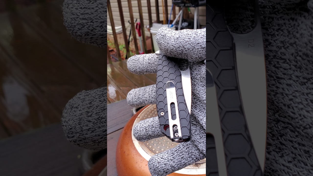 Honey Badger knife abuse test #2