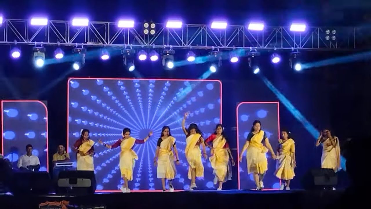 College Annual Function Dance Performance - [ GANGADHAR MEHER UNIVERSITY, SAMBALPUR ]