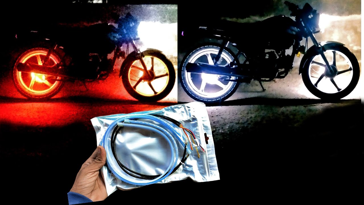 How to install on wheel running light in Bike ( DRL )