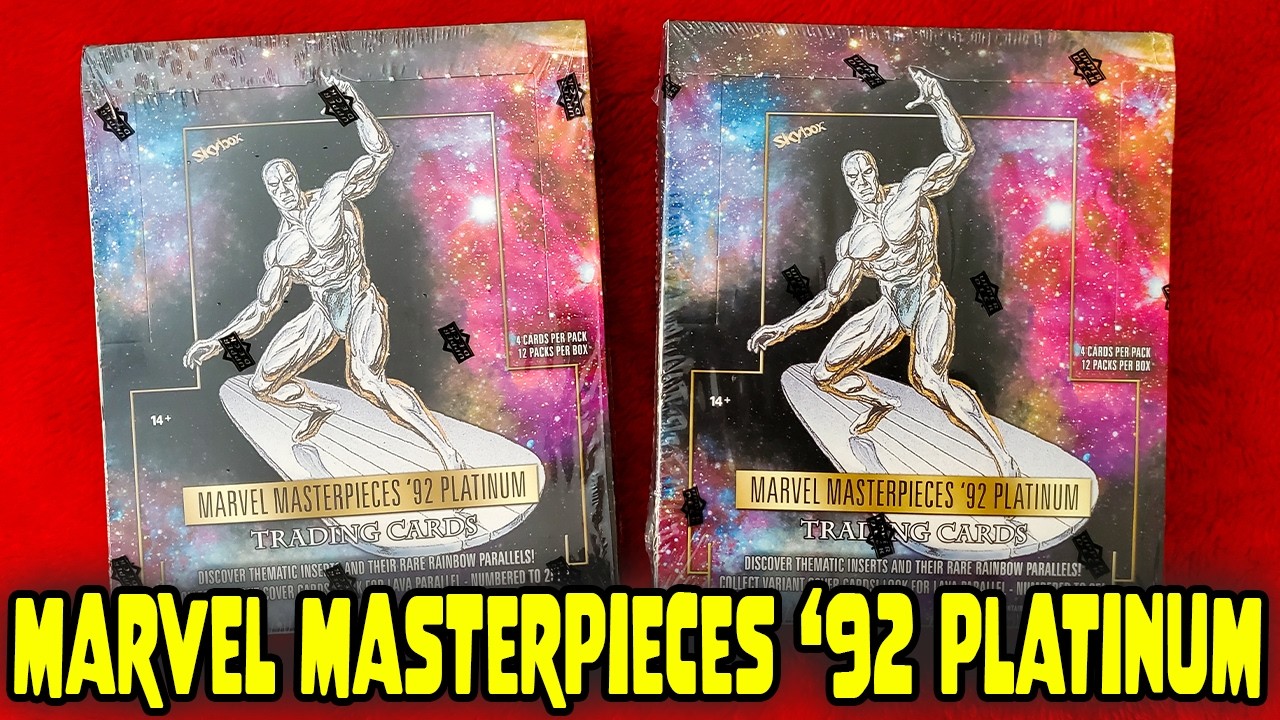 Upper Deck Skybox Marvel Masterpieces '92 Platinum Hobby Box Unboxing
