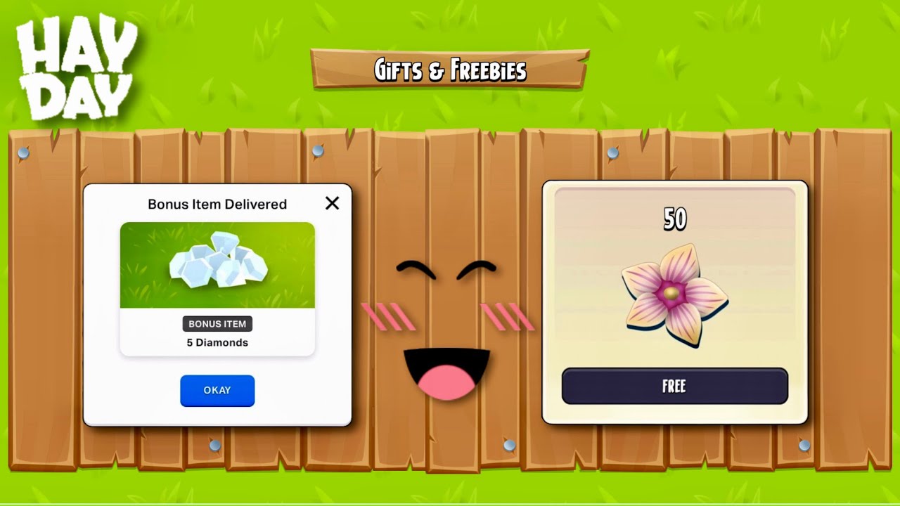 How to get freebies in Hay Day.