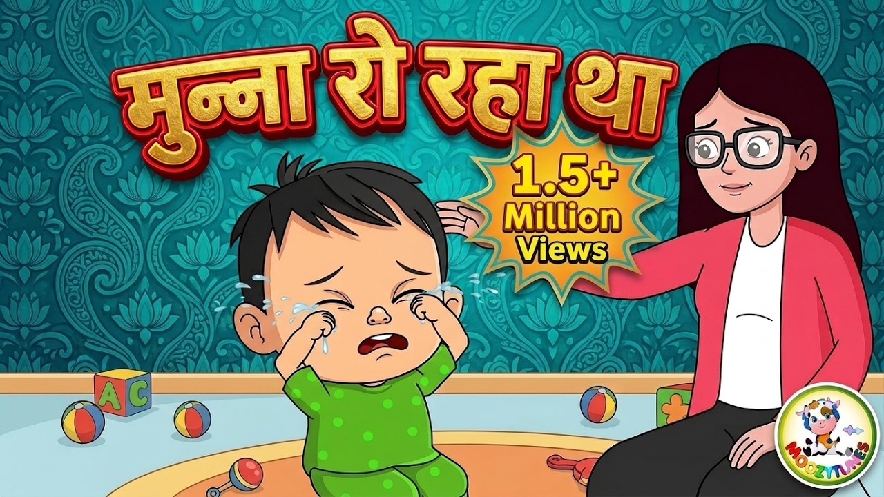 मुन्ना रो रहा था | Chhota Baby #moozytunes #nurseryrhymes #baby #cartoon #baby #rhymes #kids #cute