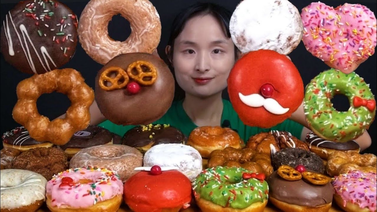 던킨도넛 전메뉴 먹방