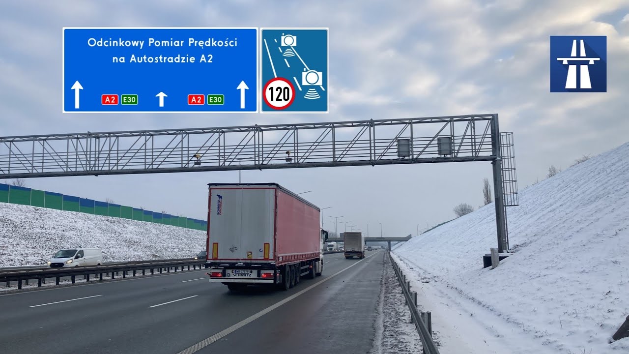 Odcinkowy Pomiar Prędkości na Autostradzie A2