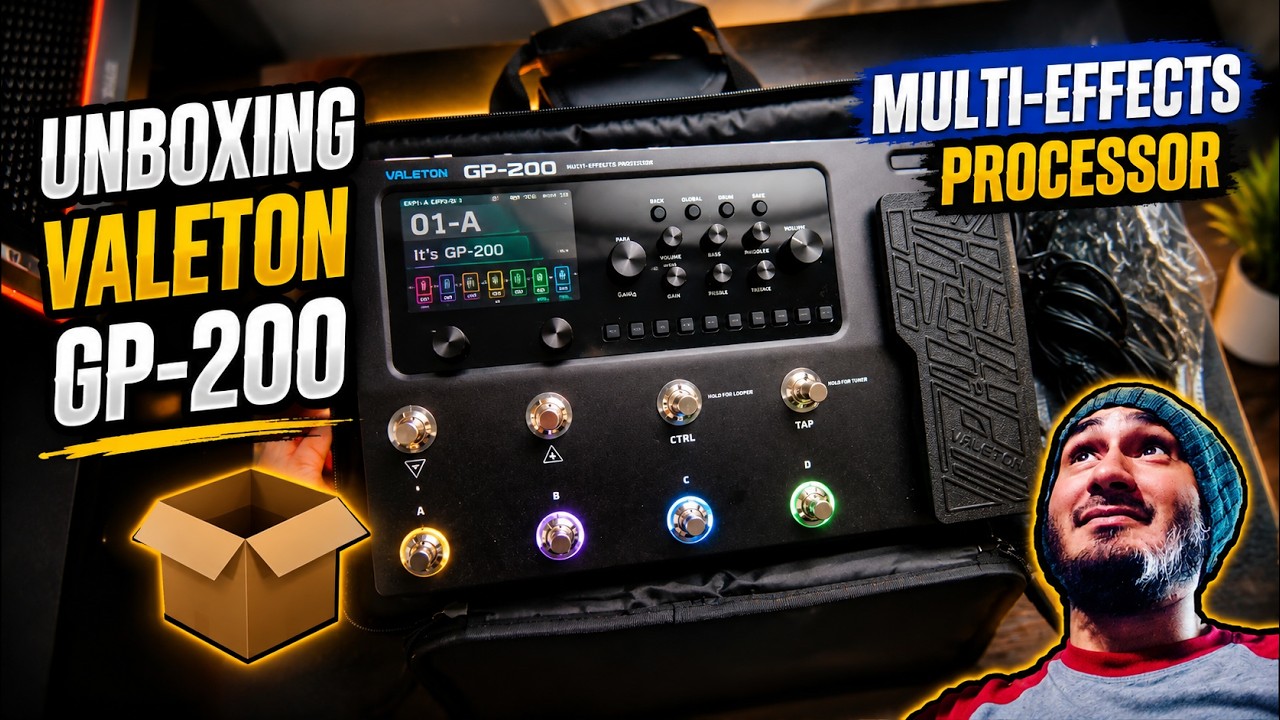 UNBOXING VALETON GP-200 MULTI-EFFECTS PROCESSOR 😎✌️🎸