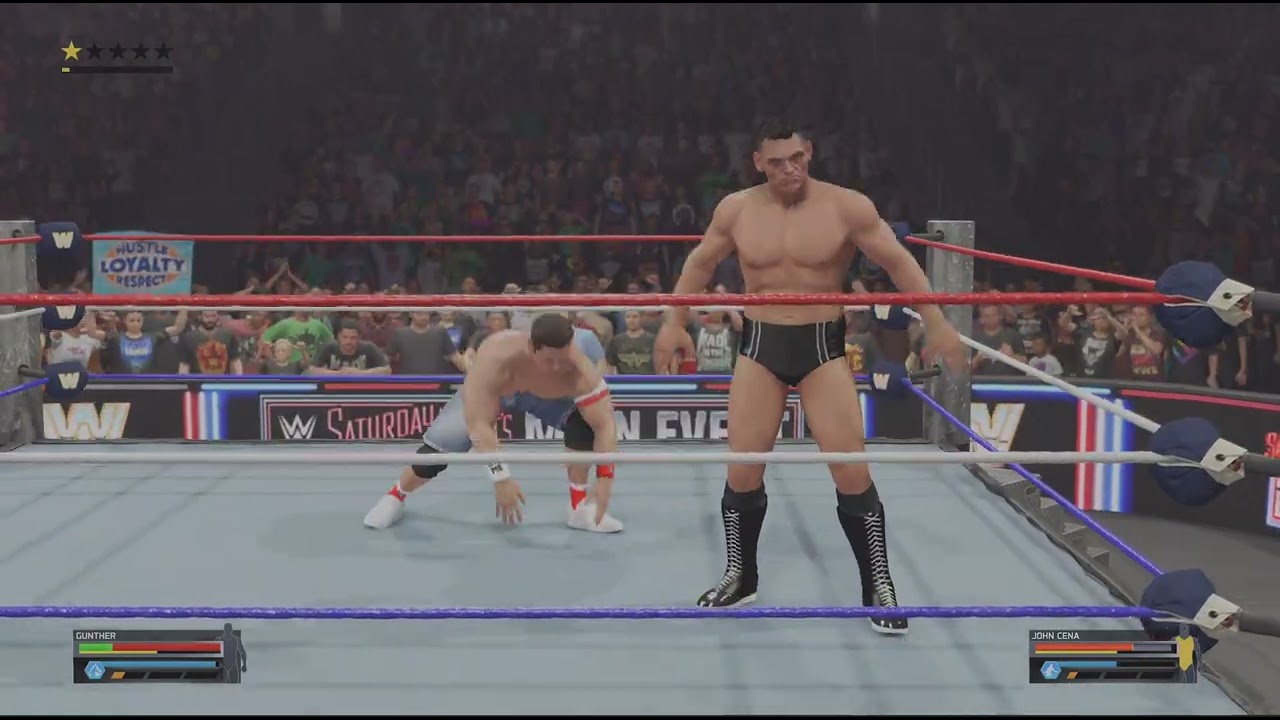 Gunther  vs  john  cena