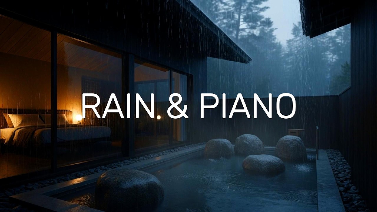 Rain & Piano Sound 🌧🎹 | Deep Relaxing Vibes for Sleep & Study
