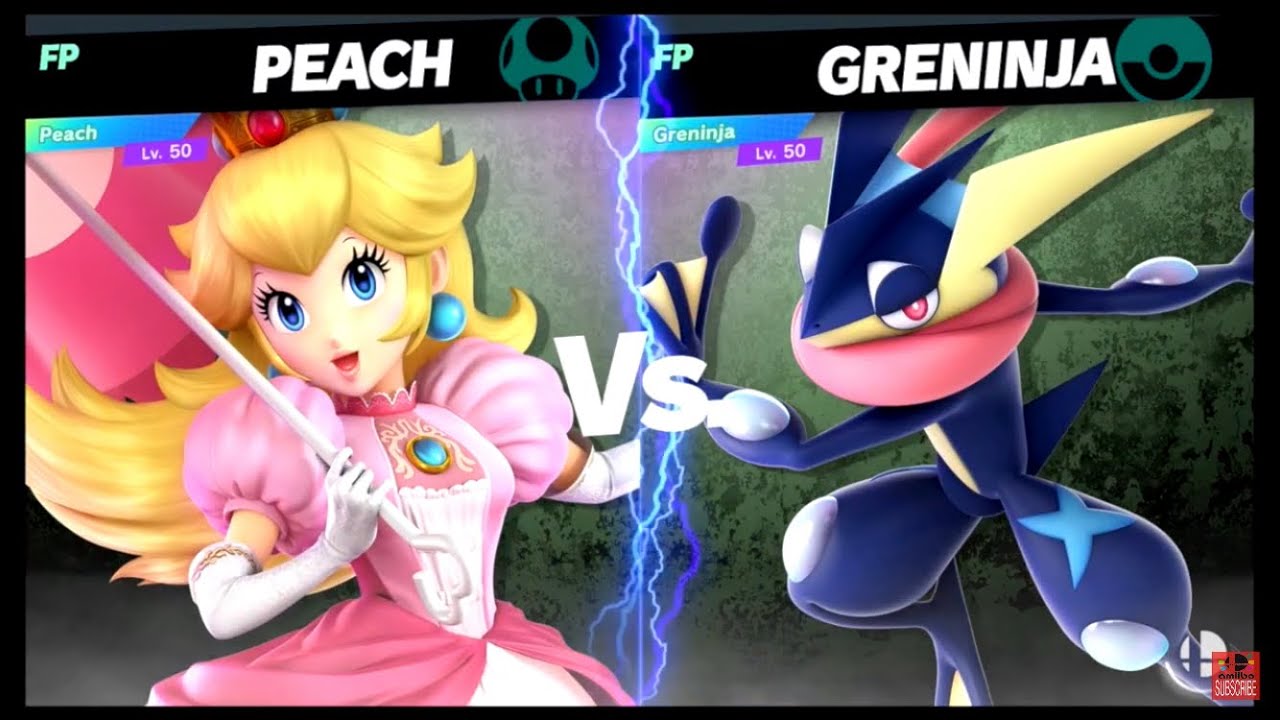 Super Smash Bros Ultimate Amiibo Fights – Peach vs the World #48 Peach vs Greninja