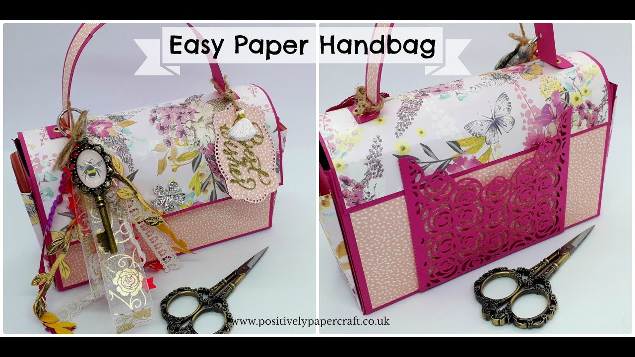 GORGEOUS Easy Handbag Gift Bag TUTORIAL :-)