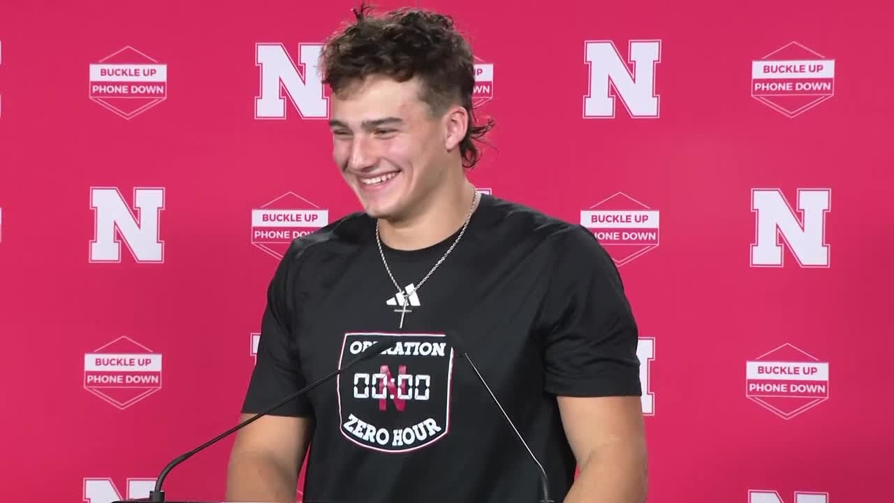 First touchdown and a proposal Nebraska tight end and La Vista native Luke Lindenmeyer had extra ...