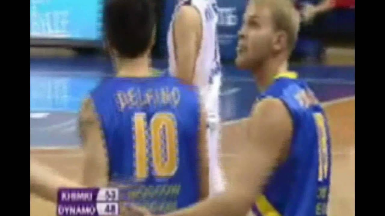 Anton Ponkrashov ( Антон Понкрашов ) BC Dynamo ( Moscow ) - BC Khimki ( Mos.Region ) VTB CUP 21/12/2008 ( Баскетбол )